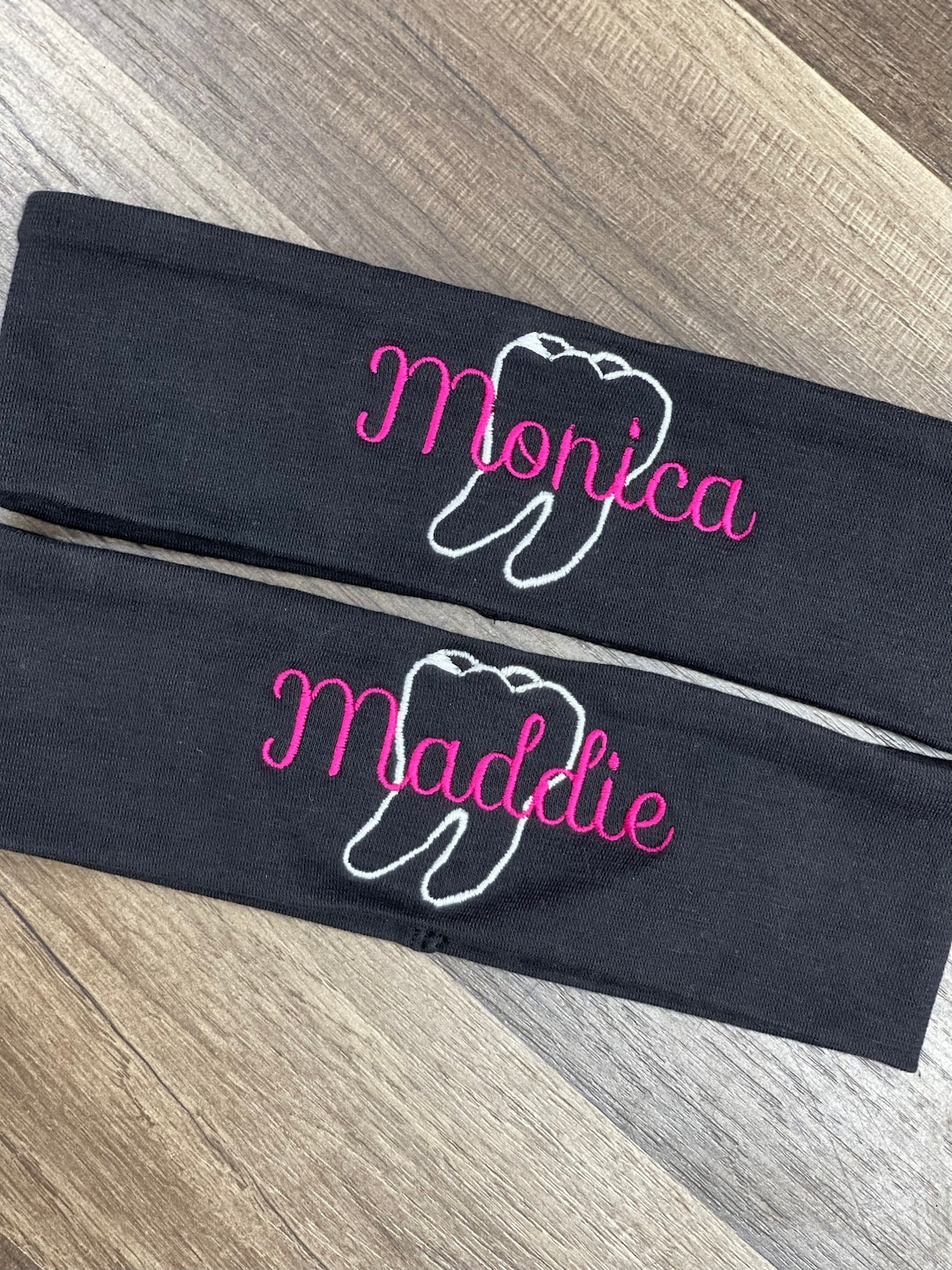 Dental Custom Headband, Monogrammed Headband, Personalized Headband