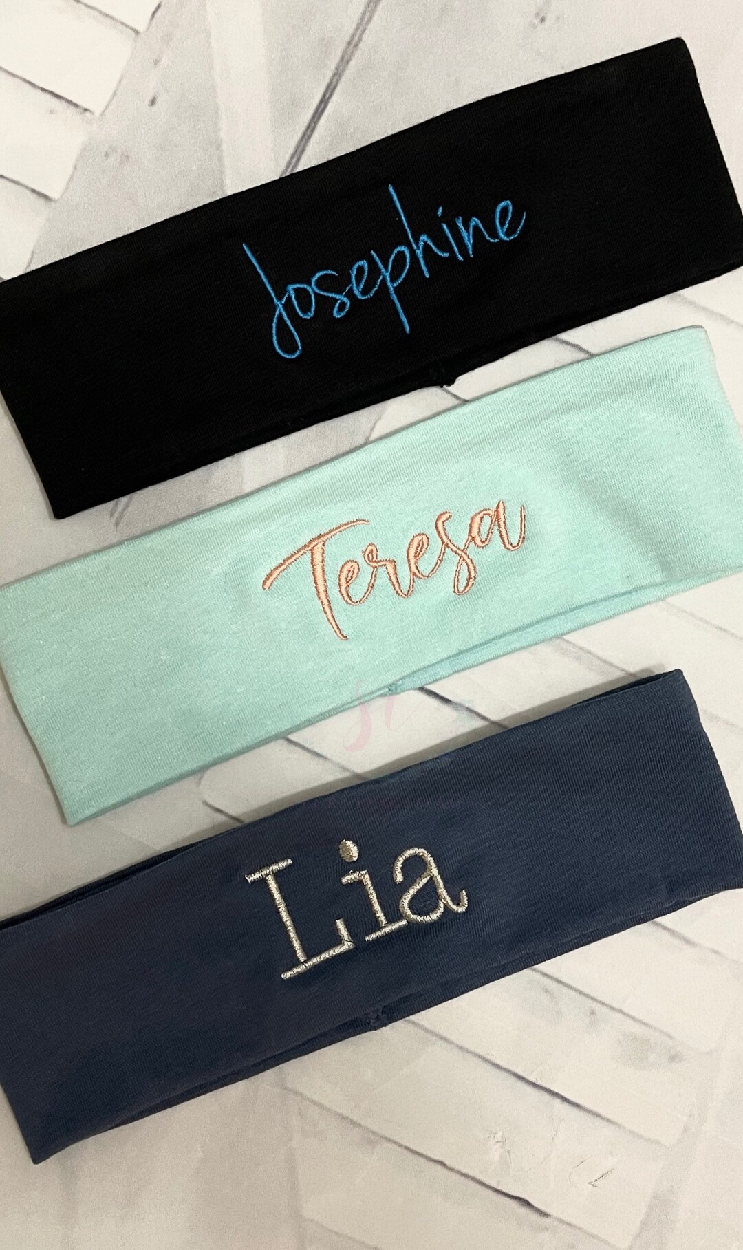 Custom Headband, Monogrammed Headband, Personalized Headband, Birthday