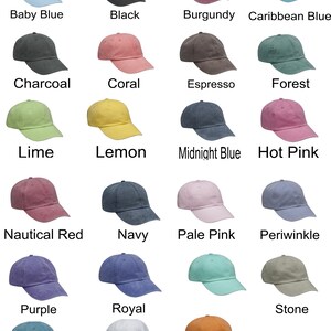 May include: A collection of 18 different colored baseball caps. The caps are made of a soft, comfortable material and are perfect for everyday wear.