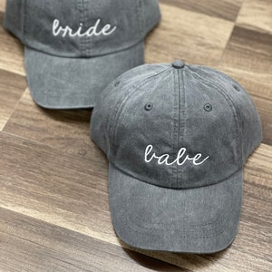 Bride hat, Bridesmaid hats, Group hats, Bachelorette gifts, wedding party gifts, Embroidered hat, , personalized hat, custom hat,