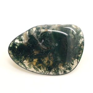 Small Green Moss Agate Cabochon Brooch Pin Vintage Scarf Clip Christmas Birthday Gift for Her Mum