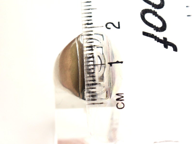 Vintage Real Sterling Silver Kit Heath Celtic Design Signet Ring sz M US 6 14 Sweetheart Christmas Birthday Gift for Her