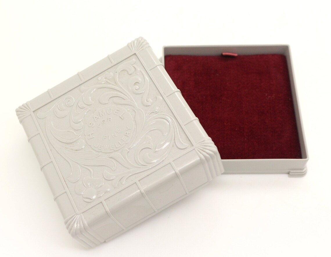 Vintage EMPTY H. Samuel for Fine Jewelry Box for Necklace Etsy