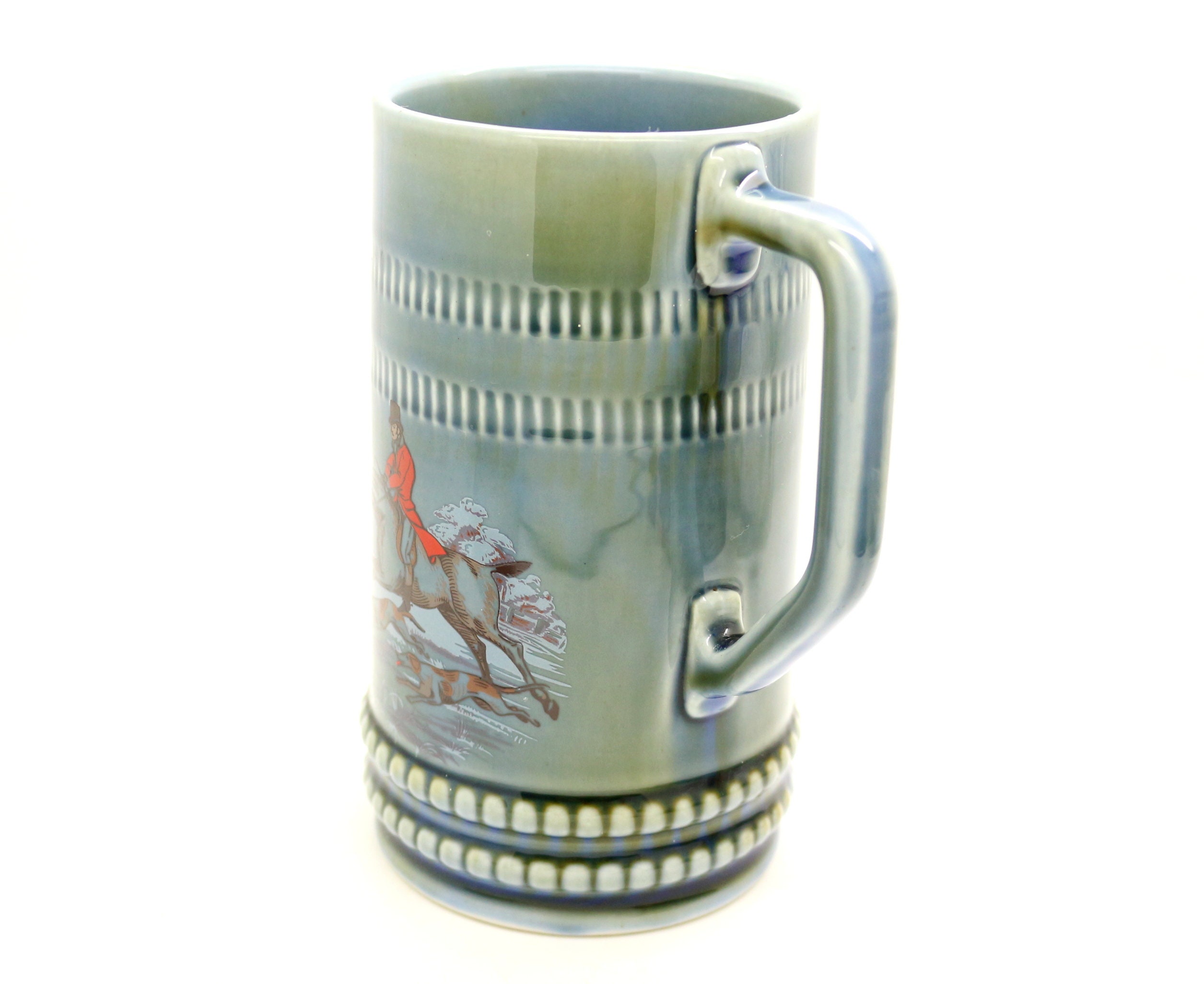 Irish Porcelain Coffee Mug It's A Fox Hunt 4.25 X 3 Shades of