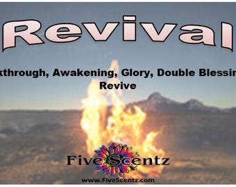 Revival Anointing Oil 1 oz set Breakthrough, Awakening, Glory, Double Blessings & Revive