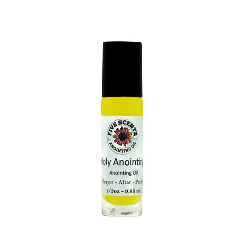 Holy Anointing Oil Exodus 30 Praying for the Sick Anointing of Priests & Kings Tabernacle Altar Purity Religious Oil 1/3 oz Roll - on fl oz