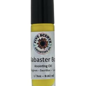 Alabaster Box Anointing Oil Spikenard Love Forgiven Sacrifice Ylang Ylang Luke 7:37 prayer devotion meditation 1/3 oz roll-on bottle