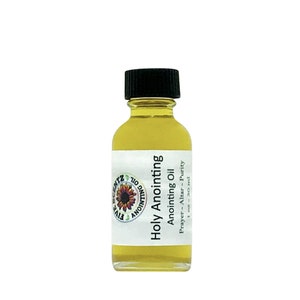 Holy Anointing Oil Exodus 30 Praying for the Sick Anointing of Priests & Kings Tabernacle Altar Purity Religious Oil 1 oz fl oz