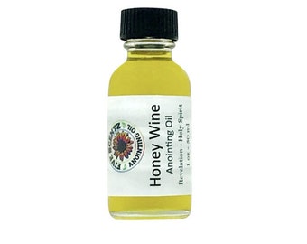 Honey Wine Anointing Oil  Psalm19:10 Revelation Holy Spirit Anointing