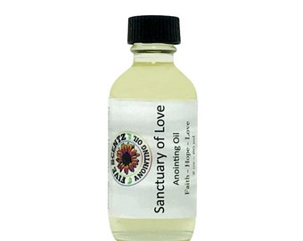 SANCTUARY OF LOVE Anointing Oil ~ Jasmine Rose Cedarwood Lemon ~ Awakening Divine Love Acceptance Faith Hope Love 1Cor13:13