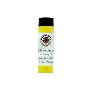 Holy Anointing Oil ~ Exodus 30 Praying for the Sick Anointing of Priests & Kings Tabernacle - Altar - Purity- Religious Oil 1/4 oz