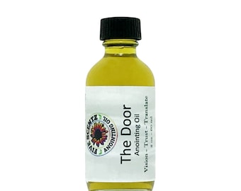 THE DOOR Anointing Oil ~ Frankincence Rosewood Citrus ~ Dreams & Visions Activated  Boldness - Uplifting - Light Scent 2 oz