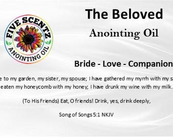 The Beloved Anointing Oil Song of Songs 5:1  1/3 oz roller bottle