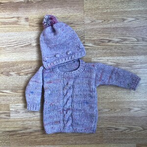 Baby Cable Sweater Set