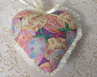 Adornos de corazón con forma de huevo de Pascua de colores, adornos para el árbol de Pascua, colgadores para pomos de puertas, envoltorios de regalos de Pascua, rellenos para cestas de Pascua, regalos para niños.