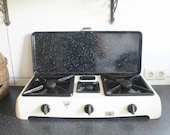 Vintage ATAG T-250 3 burner Gas Stove Camping Cooker Rechaud Enamel 50 39 s Retro Enamelware Gasstel Kooktoestel