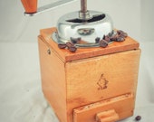 Vintage BIELSKO Coffee Grinder table box Mill C1960 Moulin à Cafe Molinillo Kaffeemühle Koffiemolen