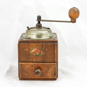 Antique or vintage PeDe Peter Dienes Coffee Grinder table box Mill Moulin Cafe Molinillo Macinacaffe Coffee Mill Kaffeemuehle
