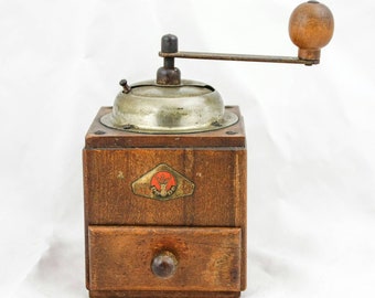 Antique or vintage PeDe Peter Dienes Coffee Grinder table box Mill Moulin Cafe Molinillo Macinacaffe Coffee Mill Kaffeemuehle