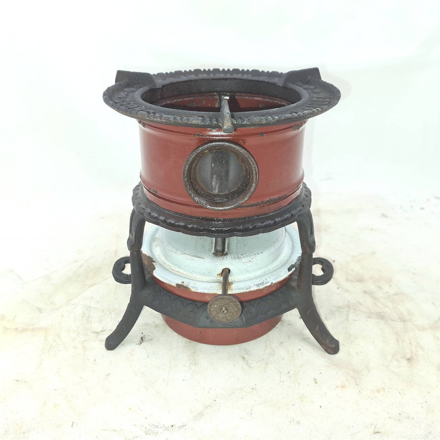 Antique GEORG HALLER Cast Iron Enamel Kerosene Stove Cooker - Etsy