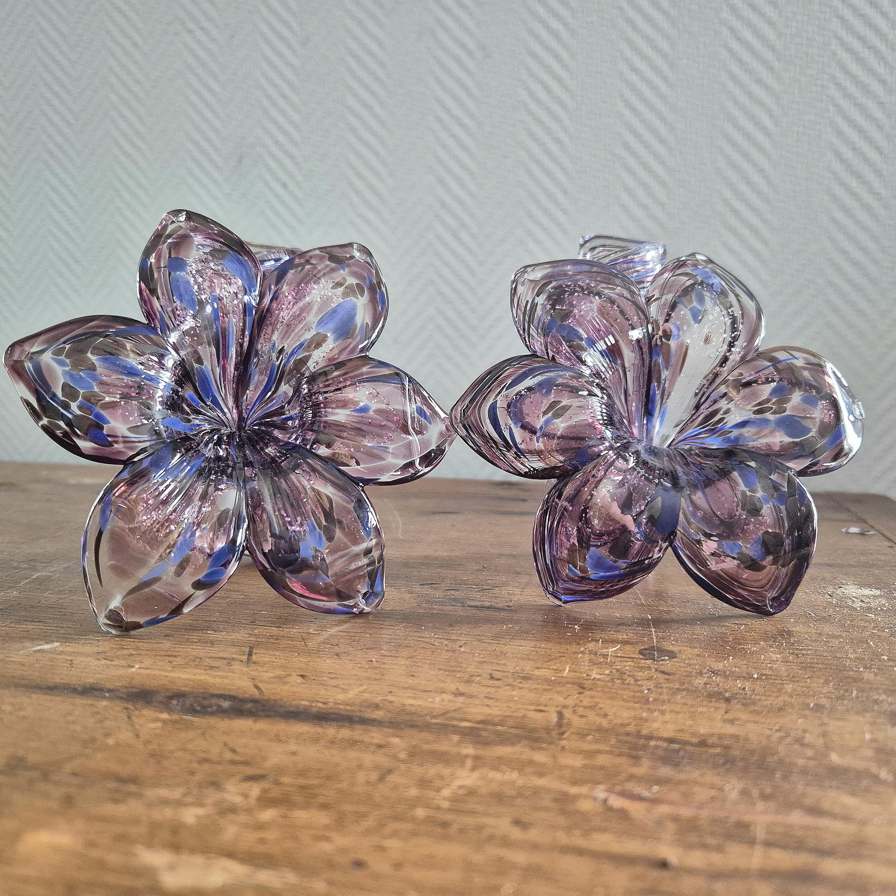 Murano candle holder - Etsy 日本