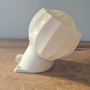 Vintage Opaline Glass Lamp Shade Ceiling Light Plafonnaire Art Deco
