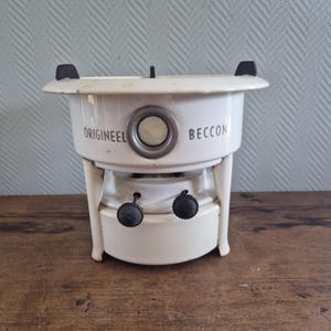 Vintage BECCON Kerosene STOVE Paraffin Cooker Burner Enamel Campstove 2-Wick Kerosene Stove Paraffin Cooker Burner Enamel Campstove 2-Wick Kerosene Stove Cooking Stove