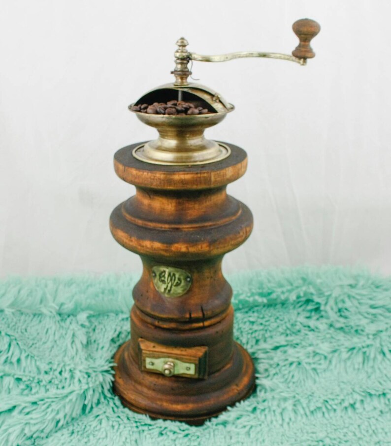 Old Italian CAFFE Coffee Grinder Mill Moulin Molinillo Café Etsy