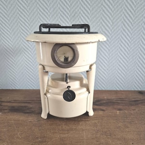 Vintage Enamelware HALLER Kerosene Stove Cooker Burner Enamel Heater Campstove cooking stove petroleum stove