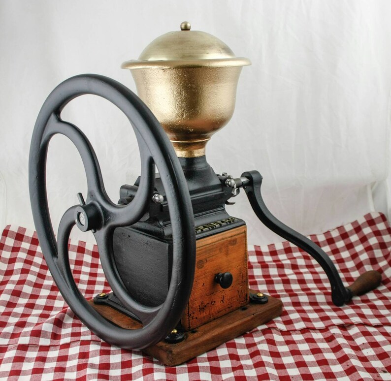 Antique GOLDENBERG 3 Coffee Grinder Mill CastIron Moulin Etsy