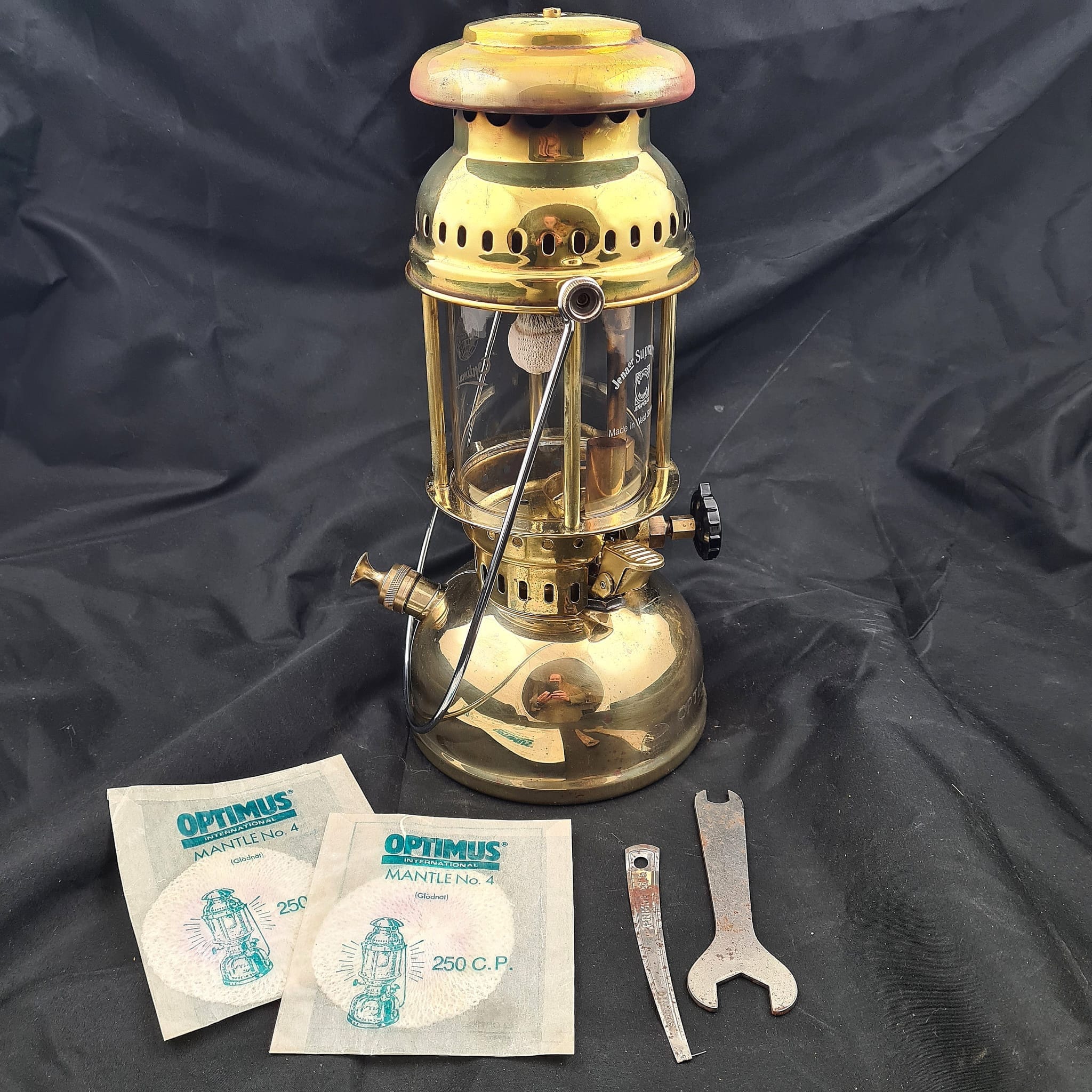Petromax - Optimus オプティマス200P Brass　スウェーデン製 Optimus 200P オプティマス 200 kerosene lantern Sweden オイル