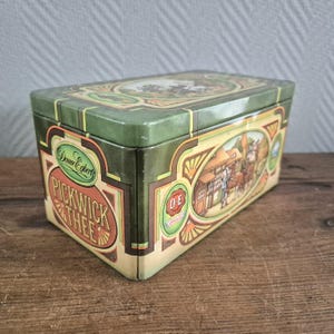 Vintage PICKWICK DOUWE Egberts Teedose DUTCH Blechdose Dose Aufbewahrung Metall Vintage Vorratsdose Teedose Teedose