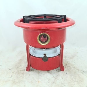 Enamelware BECCON Kerosene Stove Cooker Burner Enamel Heater RED Campstove cooking stove kerosene stove