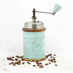 Vintage Coffee Grinder Round MILL Moulin Cafe Molinillo Macinacaffe Kaffeemuehle Coffee Grinder