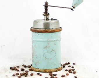 Vintage Coffee Grinder Round MILL Moulin Cafe Molinillo Macinacaffe Kaffeemuehle Coffee Grinder