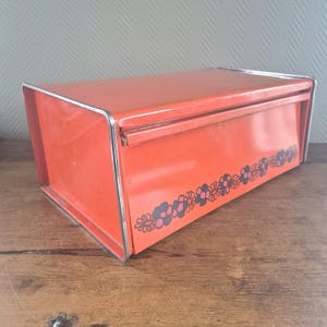 Retro BRABANTIA Bread Box Large Bin Boite a pain Vintage Storage kitchen Container Broodtrommel Brooddoos
