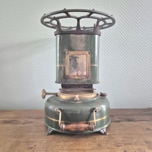 Antique ORIGINAL HALLER Kerosene Stove Cooker Paraffin Heater Petroleum Rechaud Petroleum stove Petroleum set