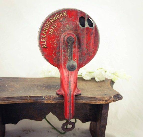 Antique Alexanderwerk 1071 Double Bean Slicer Cast Iron Cutter Etsy