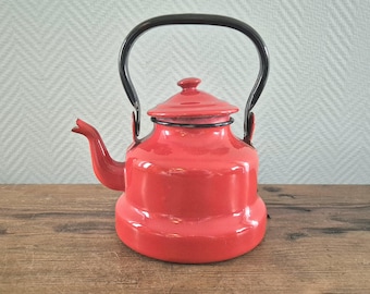 TEA POT Enamelware Austria Email - Etsy 日本
