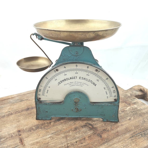 Antique JERNBOLAGET ESKILSTUNA Food Candy Scales Kitchenscale Balance Scale  Swedish Kitchen Scale 