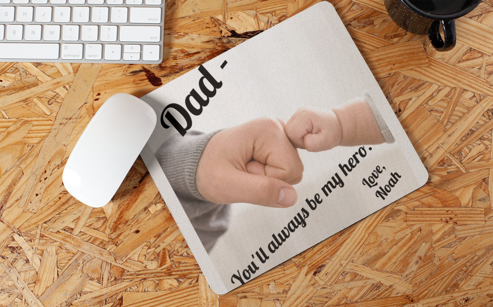 Father's Day Gift Custom photo mouse pad Personalized Etsy