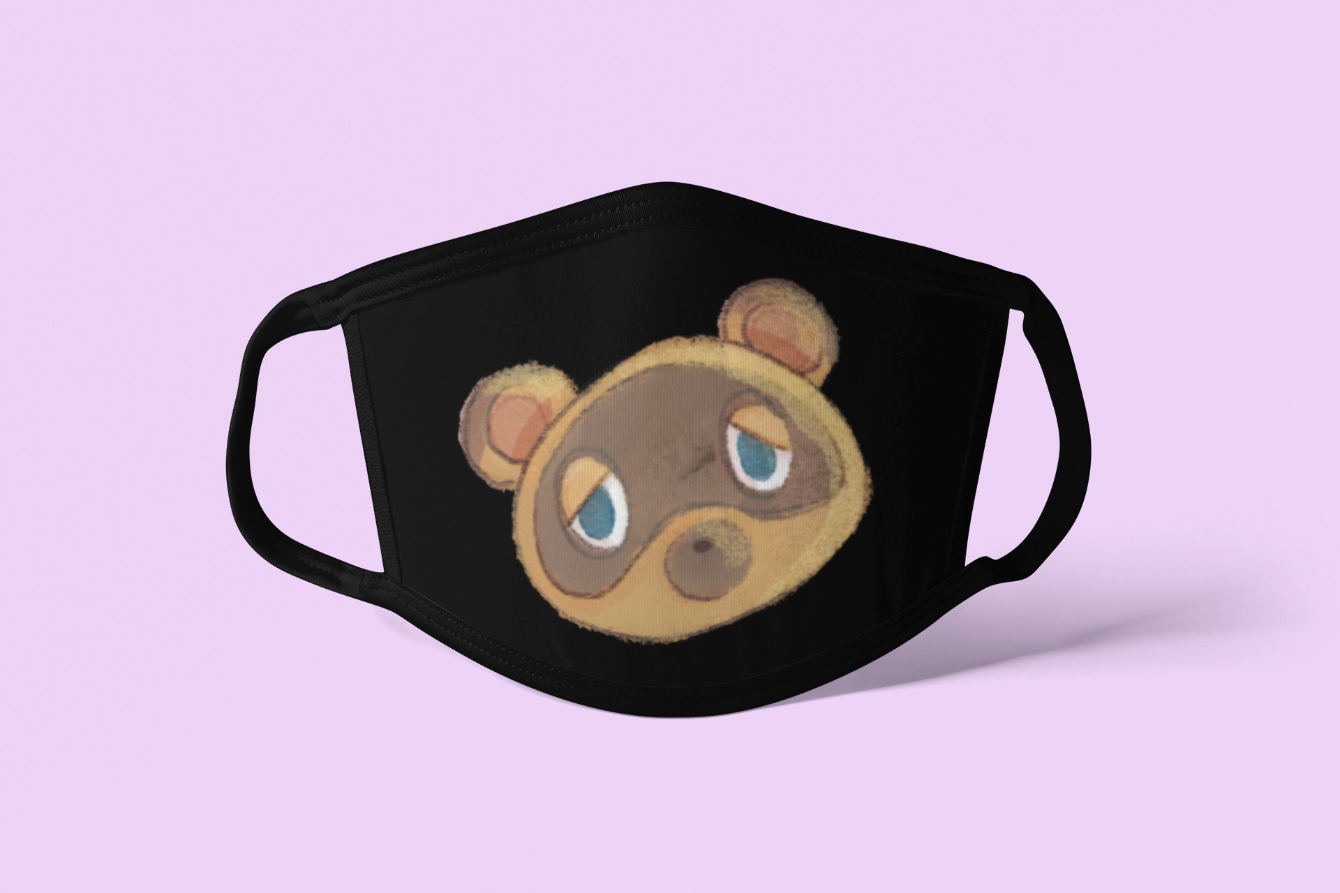 Tom Nook Animal Crossing Face Mask Animal Crossing face mask Etsy