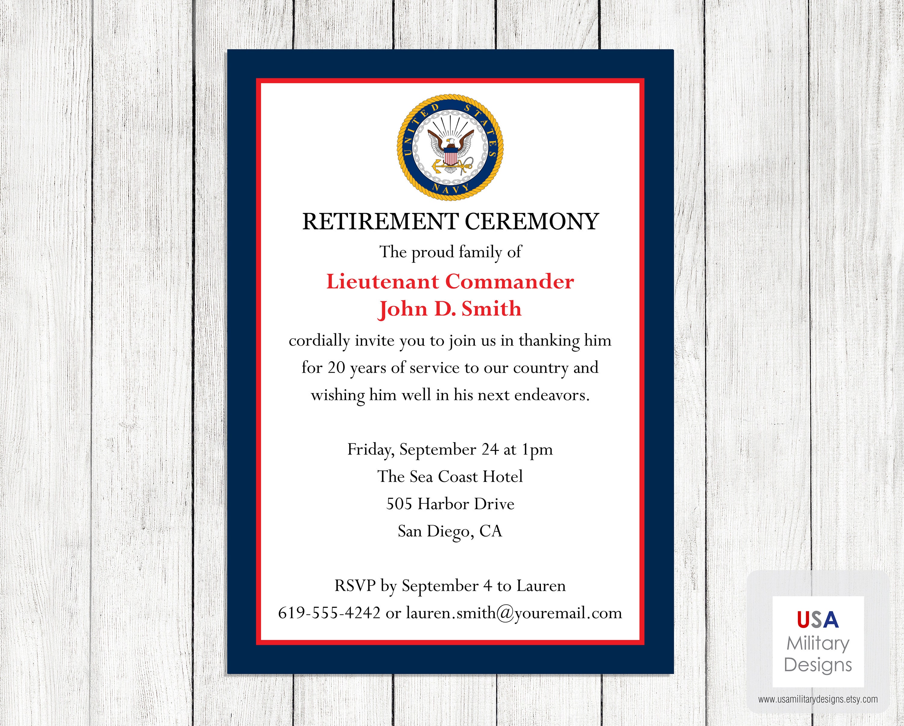 Navy Retirement Invitation Template navy-retirement-invitation-template