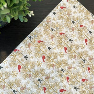 RUSTIC RED BIRDS Design Gift Grade Tissue Paper Sheets Choose Size & Package Amount