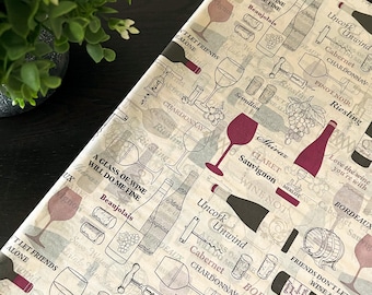 WINE NOT Design Print Gift Grade Tissue Paper Sheets Choose Size & Package Amount