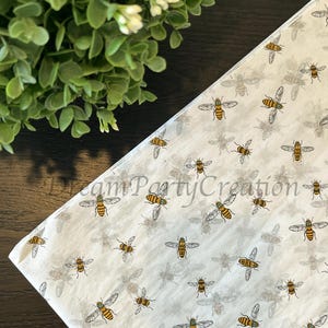 BEE COLLECTION Design Print Gift Grade Tissue Paper Sheets Choose Size & Package Amount