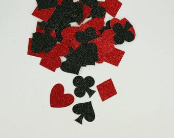 Glitter Playing Card Etsy