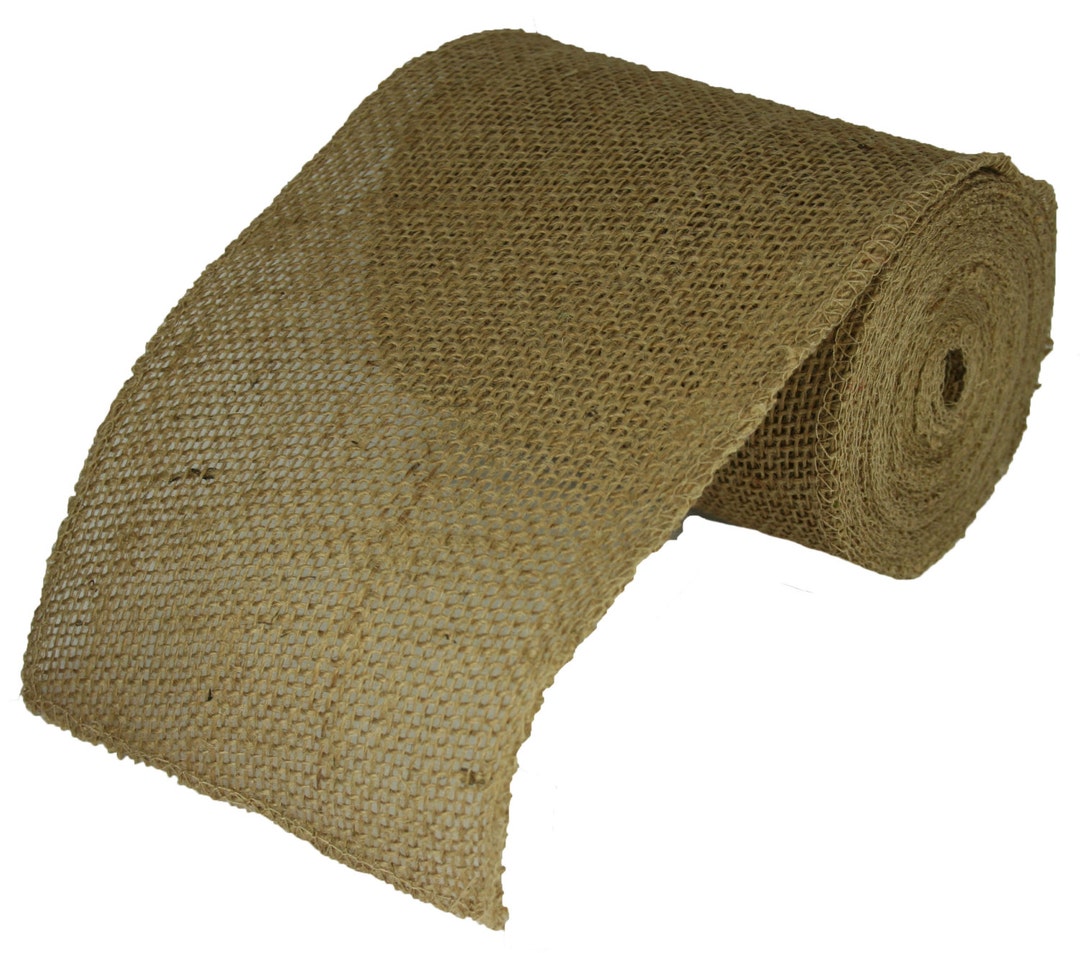 NATURAL High Quality JUTE BURLAP Ribbon 10 Yards Roll Choose Width Size ...