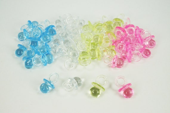 mini pacifiers for baby shower