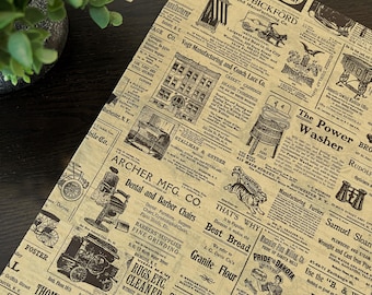 NEWSPRINT DESIGN Gift Grade Tissue Paper Sheets Choose Size & Package Amount